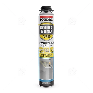 Клей-пена полиуретановая Soudal Soudabond Turbo Gun 750 мл