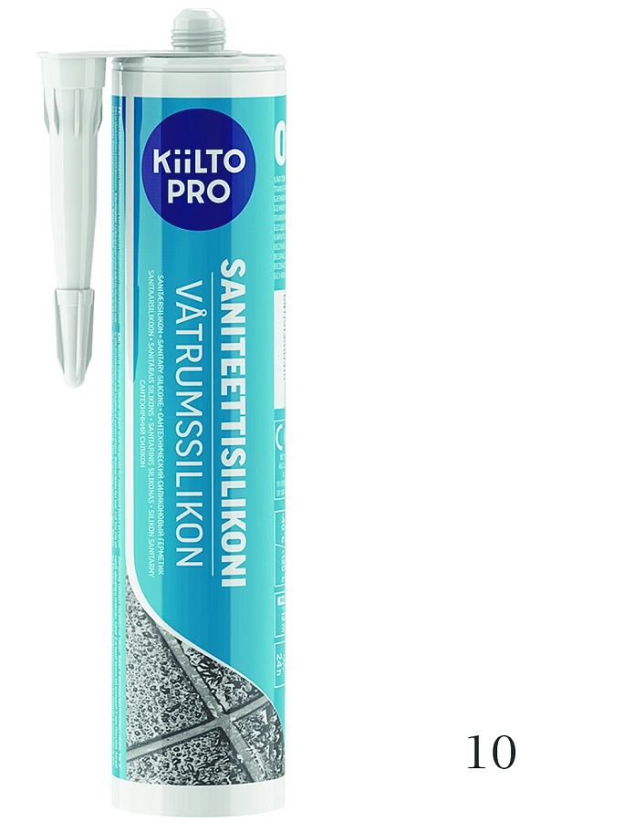 Kiilto Saniteettisilikoni / Киилто Санитееттисиликони Герметик силиконовый санитарный