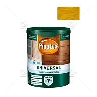 Pinotex Universal 2 в 1 универсальная пропитка для древесины Карельская сосна 0,9л