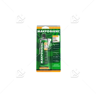 Герметик силиконовый универсальный Макрофлекс AX104 белый 70 мл.