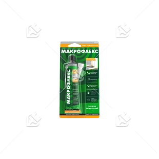 Герметик силиконовый универсальный Макрофлекс AX104 белый 70 мл.