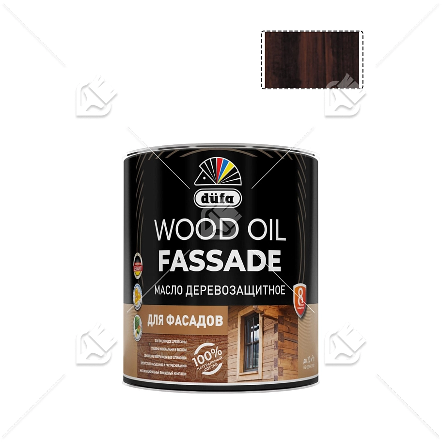 Масло деревозащитное для фасадов Dufa Wood Oil Fassade палисандр 0,9 л.