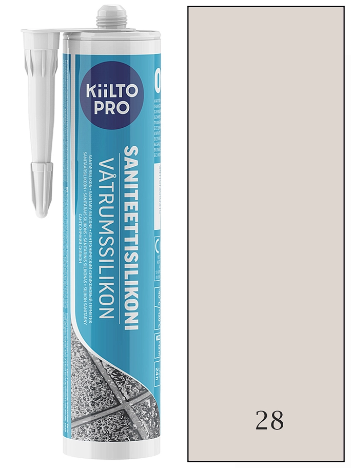 Kiilto Saniteettisilikoni / Киилто Санитееттисиликони Герметик силиконовый санитарный