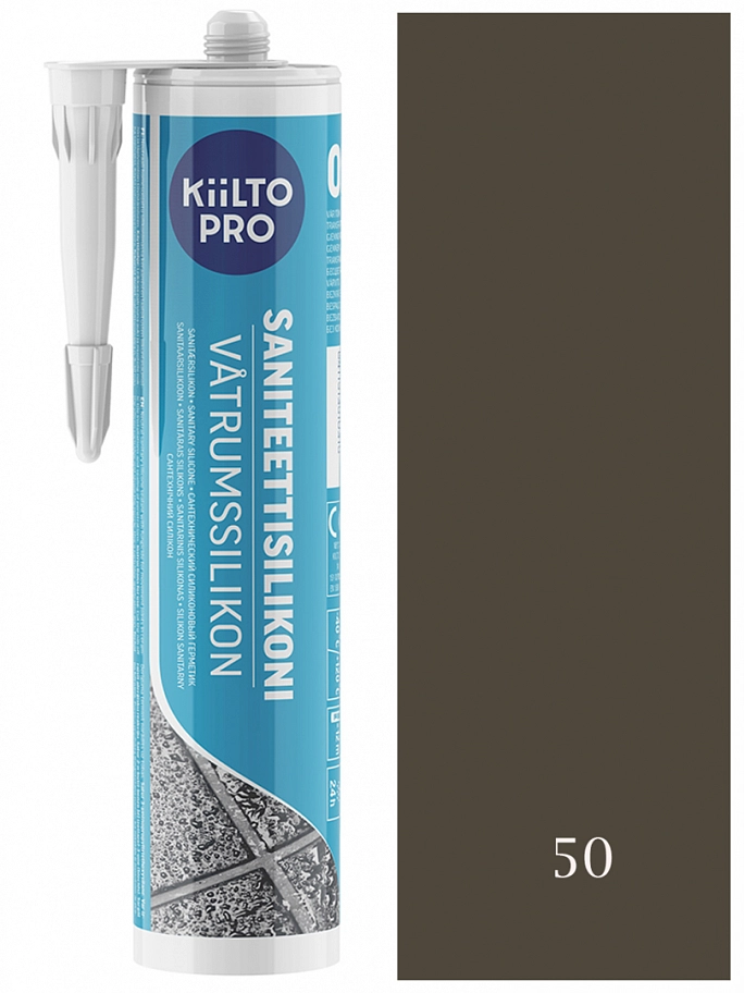 Kiilto Saniteettisilikoni / Киилто Санитееттисиликони Герметик силиконовый санитарный