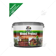 Пропитка декоративная для защиты древесины Dufa Wood Protect бесцветный 9 л