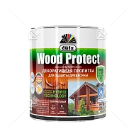Пропитка декоративная для защиты древесины Dufa Wood Protect белая 0,75 л