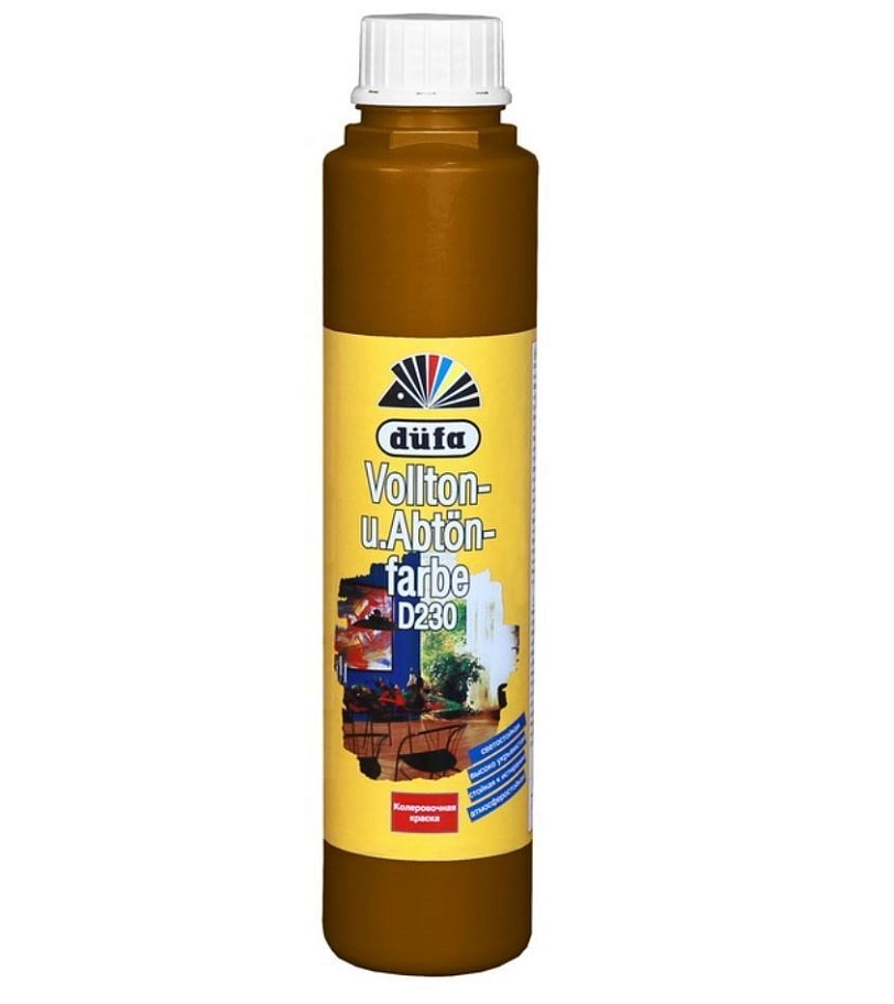 Колорант водно-дисперсионный Dufa Vollton und Abtonfarbe D230-0131 топаз коричневый 750 мл.