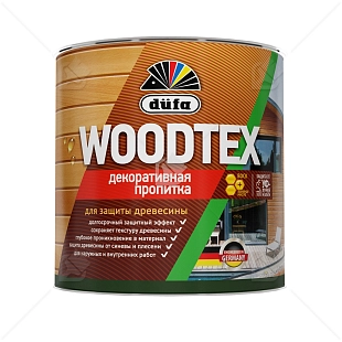 Пропитка декоративная для защиты древесины алкидная Dufa Woodtex дуб 3 л.