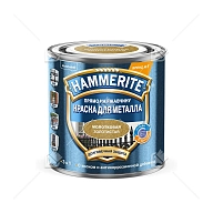 Краска для металлических поверхностей алкидная Hammerite молотковая золото 0,75 л.