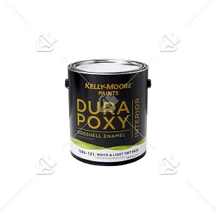 Интерьерная антивандальная краска для стен и потолков с эффектом яичной скорлупы Kelly-Moore DuraPoxy Interior White & Light Tint base база BW 3,78 л